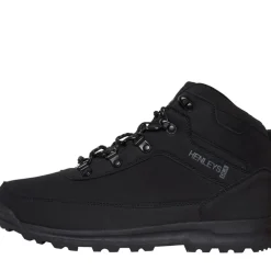 Henleys Herren Travis Stiefel Schwarz