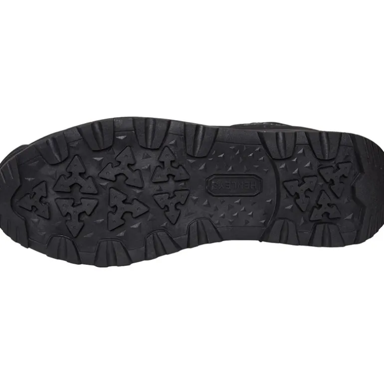 Henleys Herren Travis Stiefel Schwarz