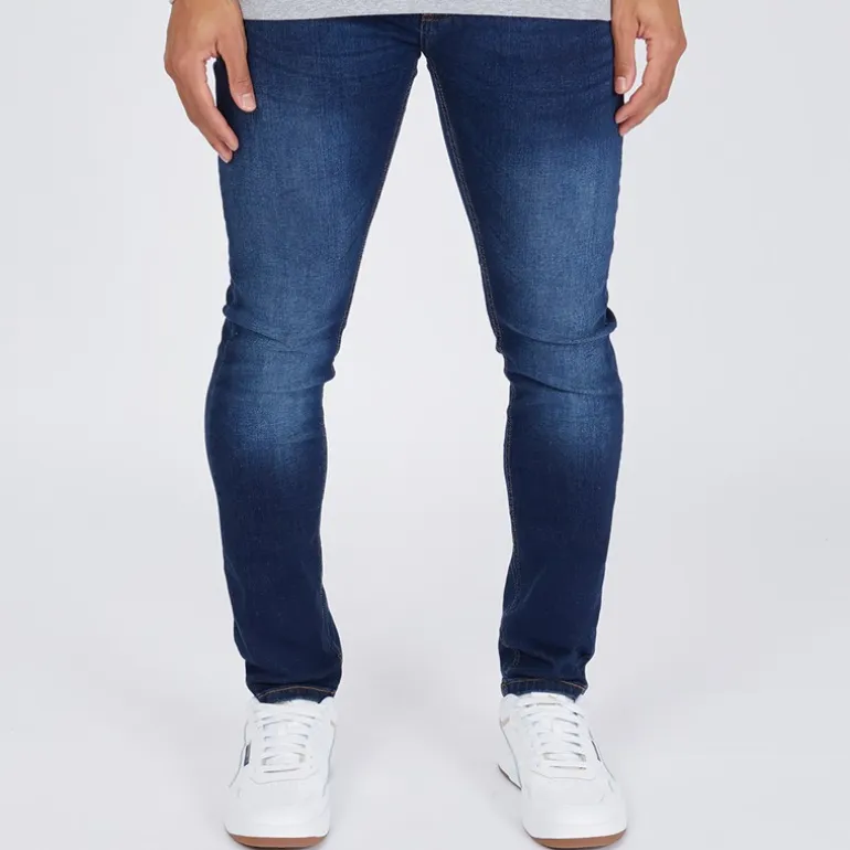 Henleys Jeans Herren Craze Comfort Dunkel Waschung