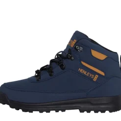Henleys Junior Junge Travis Stiefel Marineblau
