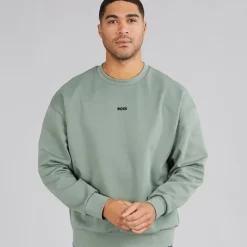 Hugo Boss Herren Stenson Sweatshirt Grün