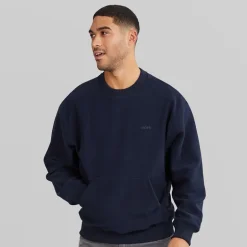 Hugo Boss Herren We Winterbrush Sweatshirt Dark Blue