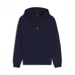 HUGO Herren Danovohood Hoodie Dark Blue