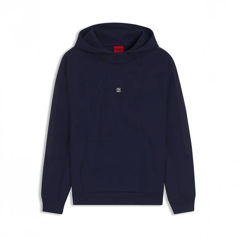 HUGO Herren Danovohood Hoodie Dark Blue