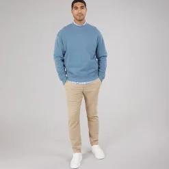HUGO Herren Dapocrew Sweatshirt Open Blue