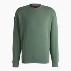 HUGO Herren Dapocrew Sweatshirt Open Green