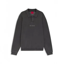 HUGO Herren Delwy Sweatshirt Dark Grey