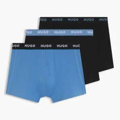 HUGO Herren Dreier Pack Slips Electric Blue