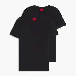 HUGO Herren Hugo Rund T Shirt Schwarz