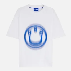 HUGO Herren Nalax T Shirt Weiß