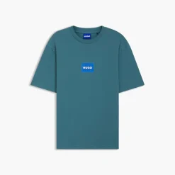 HUGO Herren Nayonix T Shirt Turquoise/Aqua