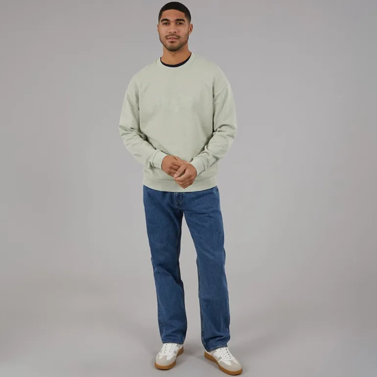 HUGO Herren Nierofix Sweatshirt Open Green