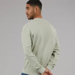 HUGO Herren Nierofix Sweatshirt Open Green