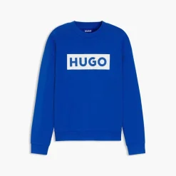 HUGO Herren Niero Sweatshirt Open Blue