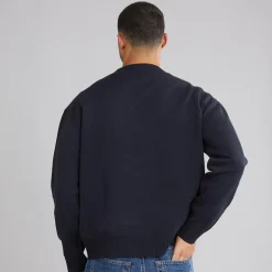 HUGO Herren San Casey Strick Pullover Navy