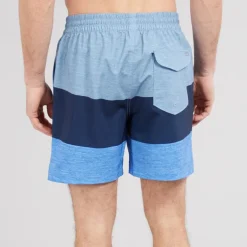 Hurley Herren Farbblock Volley Badeshorts Baby Blue