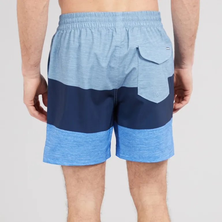 Hurley Herren Farbblock Volley Badeshorts Baby Blue