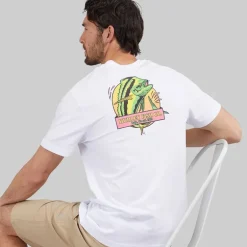 Hurley Herren Mahi Grafik T Shirt White Traditional