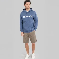 Hurley Herren O&O Pullover Hoodie Dark Blue