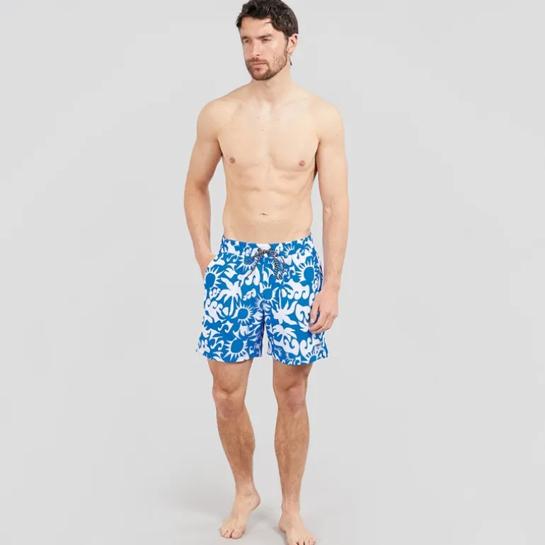 Hurley Herren Sunny Seaside Volley Badehosen Blau