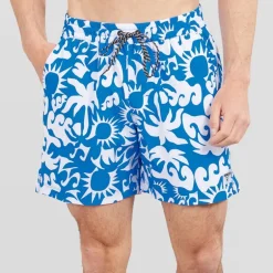 Hurley Herren Sunny Seaside Volley Badehosen Blau