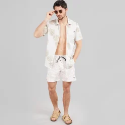 Hurley Herren Sunny Seaside Volley Badehosen Dark Beige