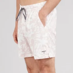 Hurley Herren Sunny Seaside Volley Badehosen Dark Beige