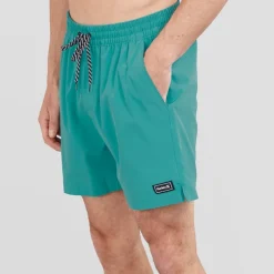 Hurley Herren unifarben Volley Badehose Vapor Green