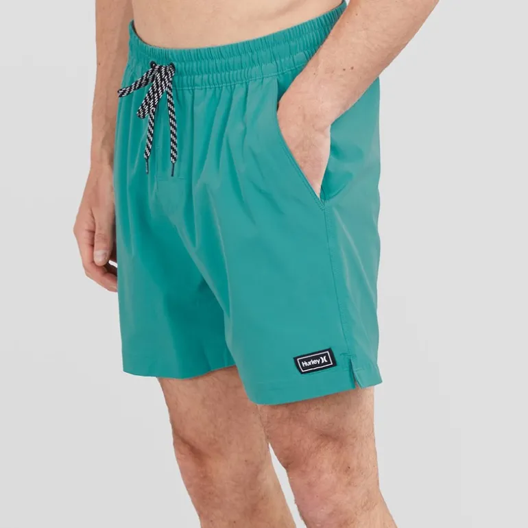 Hurley Herren unifarben Volley Badehose Vapor Green