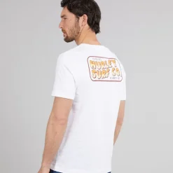 Hurley Herren Wild Rider Grafik T-Shirt White Traditional