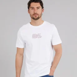 Hurley Herren Wild Rider Grafik T-Shirt White Traditional