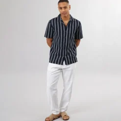 Indicode Chinohose Herren Inclio Off White