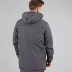 Indicode Herren Baltico Duffel Mantel Dunkelgrau Dk Grey
