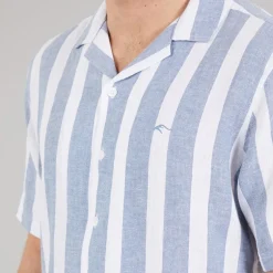 Indicode Herren Carlui Hemd Copen Blue