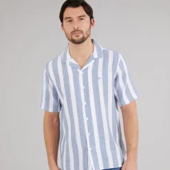 Indicode Herren Carlui Hemd Copen Blue