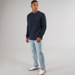 Indicode Herren Dash Sweatshirt Marineblau