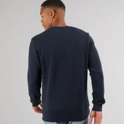 Indicode Herren Dash Sweatshirt Marineblau