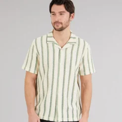 Indicode Herren Glutamin Shirt Smoke Pine