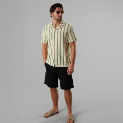 Indicode Herren Glutamin Shirt Smoke Pine