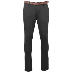 Indicode Herren Gower Chinos Schwarz