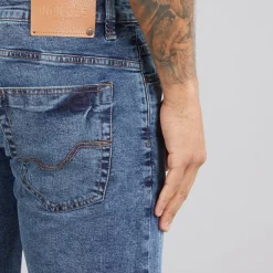Indicode Herren Inalicanto Zweierpack Jeans Shorts Mittel Indigo/Iconic Blau Medium Indigo+Iconic Blue