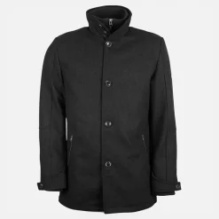 Indicode Herren Inbrittany Mantel Schwarz