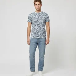Indicode Herren Inpalme T Shirt Sky Way