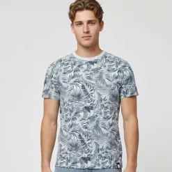 Indicode Herren Inpalme T Shirt Sky Way