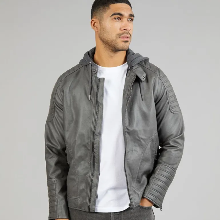 Indicode Herren Miguel Angel Jacke Dunkelgrau Dk Grey
