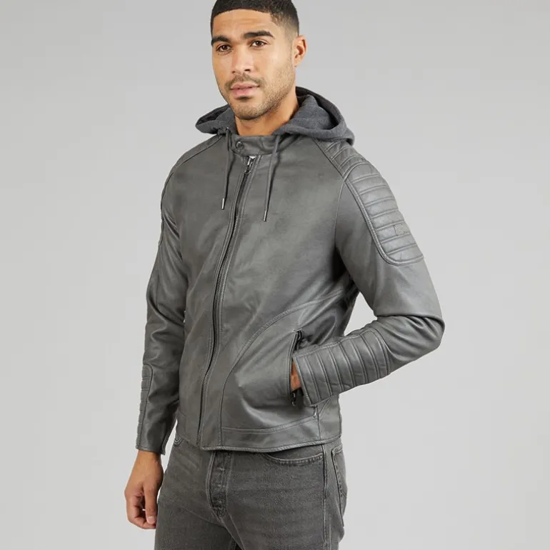 Indicode Herren Miguel Angel Jacke Dunkelgrau Dk Grey