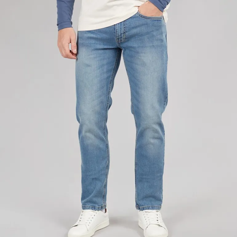 Indicode Herren Tony Regular Fit Jeans Space Blue