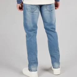 Indicode Herren Tony Regular Fit Jeans Space Blue