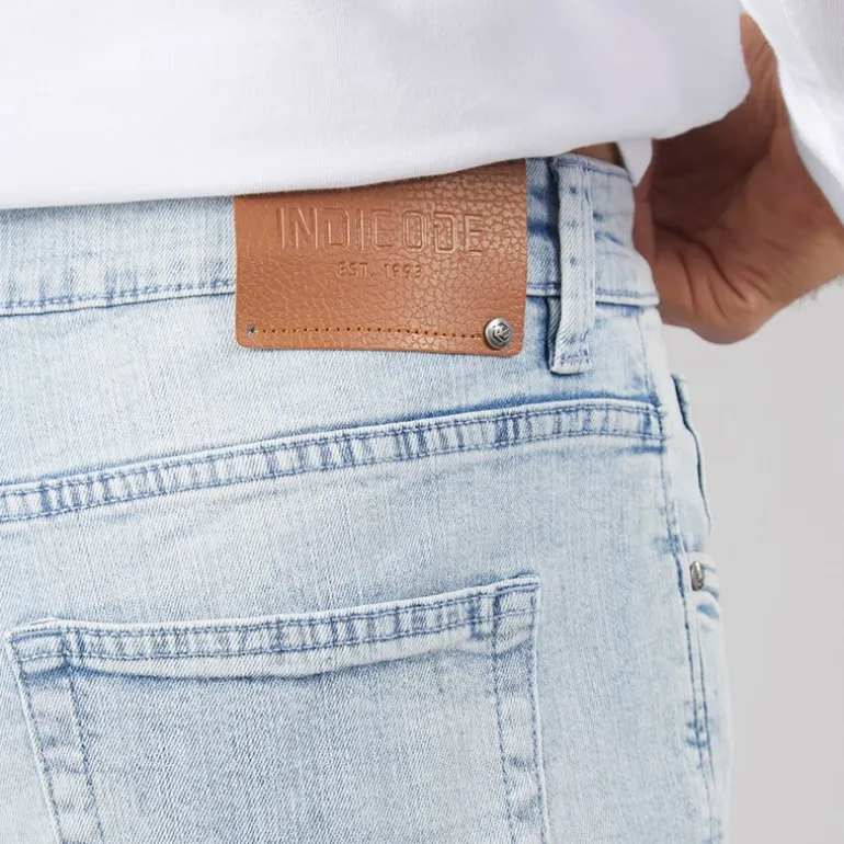 Indicode Herren Tony Regular Fit Jeans Icy Blue