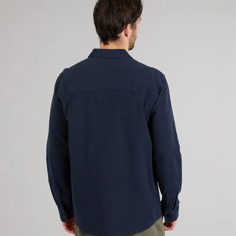 Indicode Herren Trypto Langarm Shirt Sky Captain